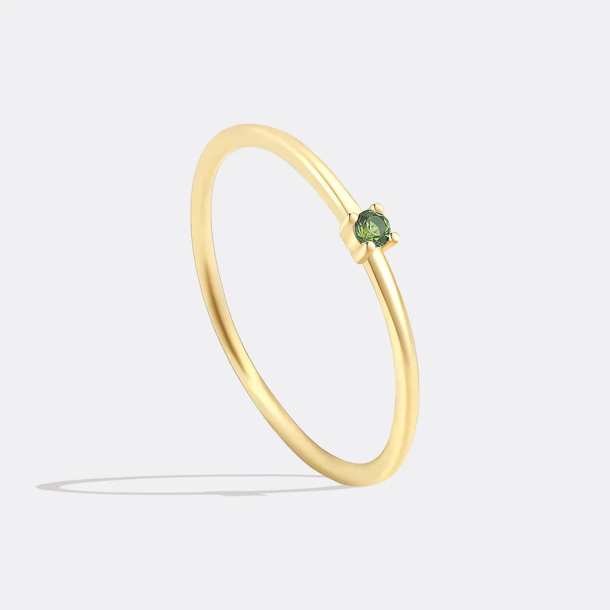 Super Dainty Birthstone Stacking Ring