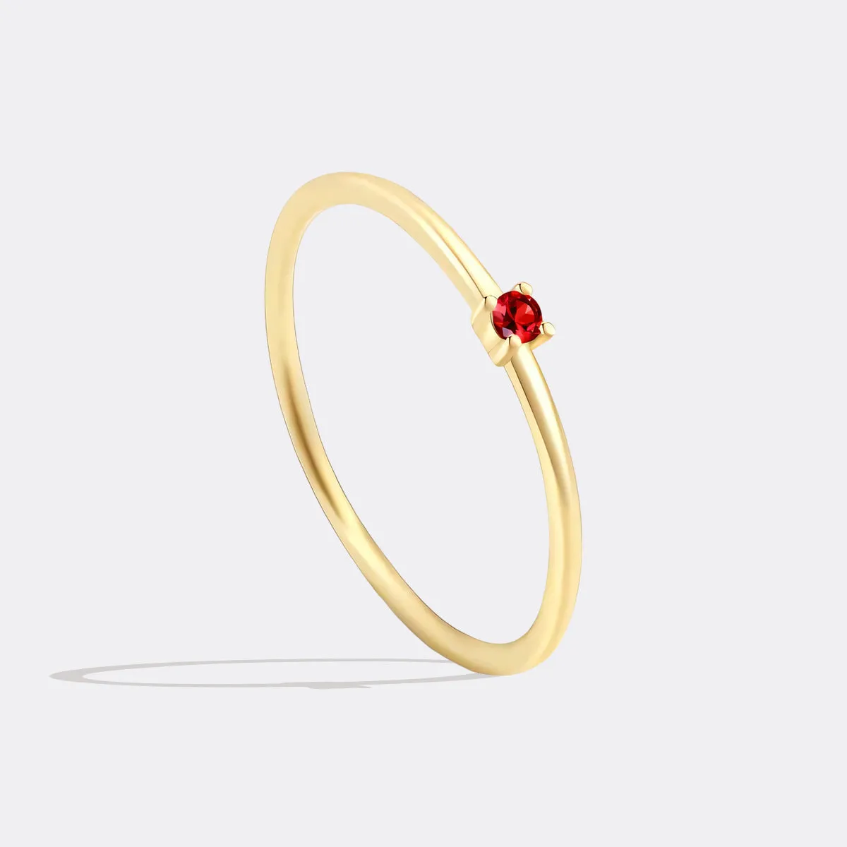 Super Dainty Birthstone Stacking Ring