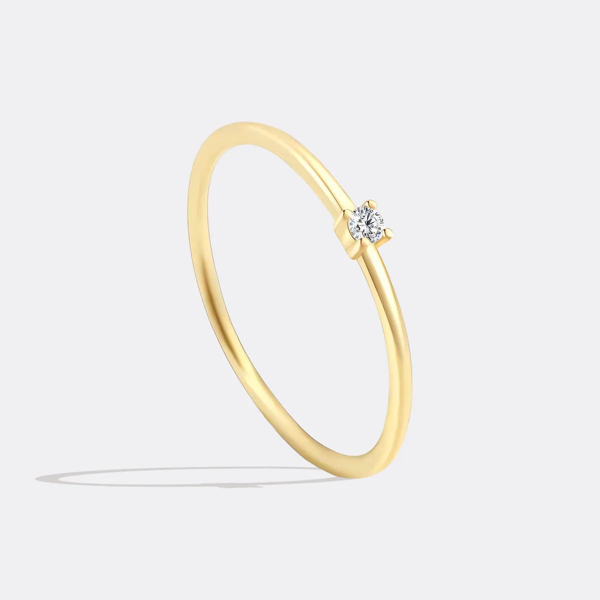 Super Dainty Birthstone Stacking Ring