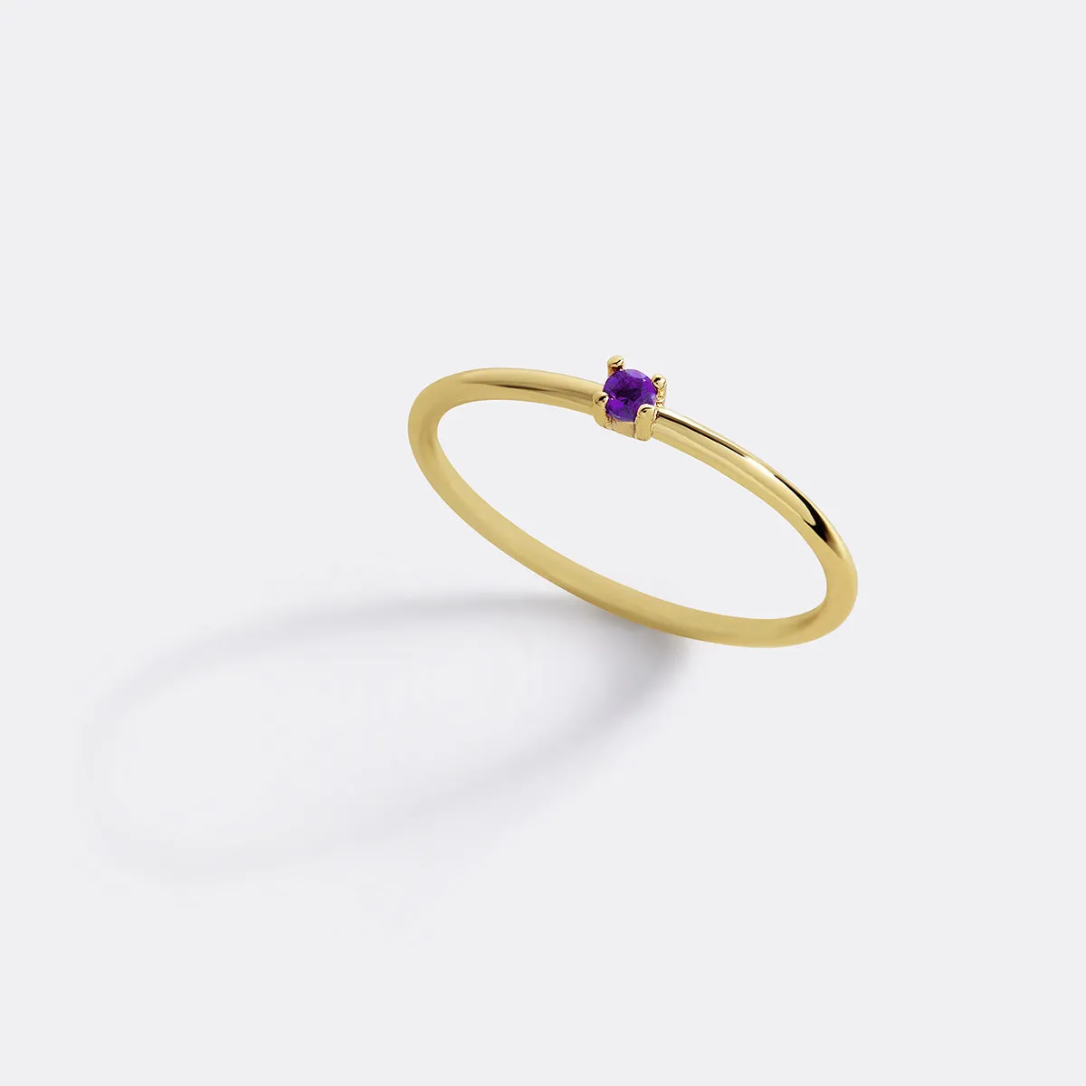 Super Dainty Birthstone Stacking Ring