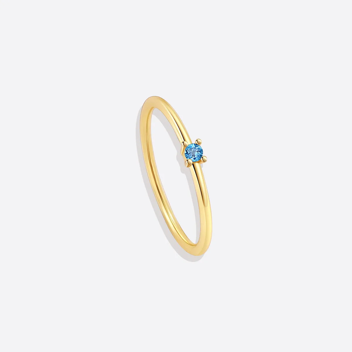 Super Dainty Birthstone Stacking Ring