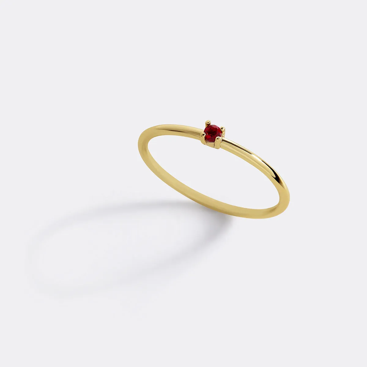 Super Dainty Birthstone Stacking Ring