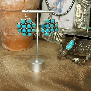 The Kingman Turquoise Cross Earrings