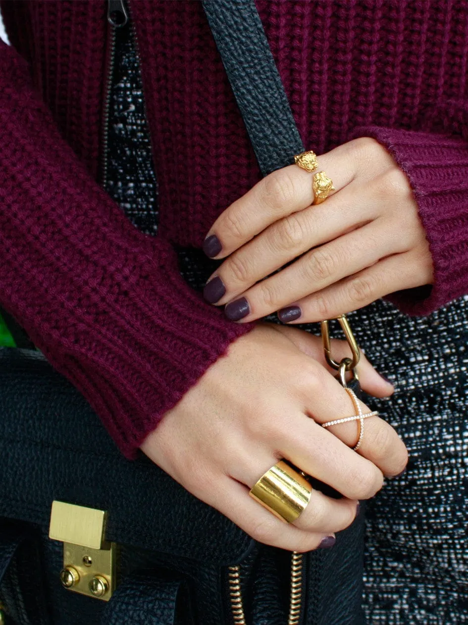 Tube Ring in Gold