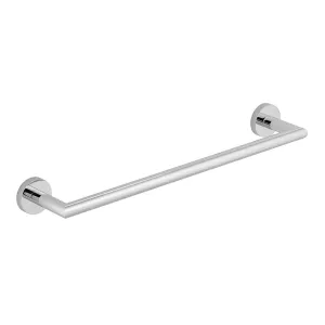 VADO Knurled Accents 450mm Towel Rail in Chrome