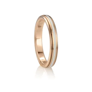 Virtue Stackable Anxiety Ring in 14 KT Rose Gold